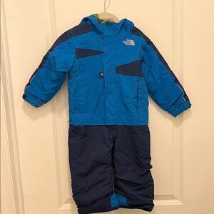 The North Face Blue and Navy Snowsuit